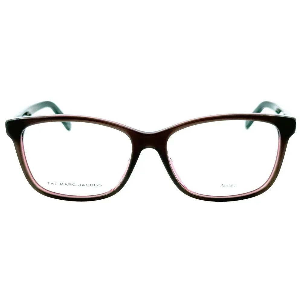 Marc Jacobs Marc 558 Womens Plastic Eyeglass Frame 7QY Grey Burgundy 53-15